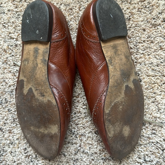 Vintage Steven Madden Cognac Brown Oxfords - Picture 5 of 7